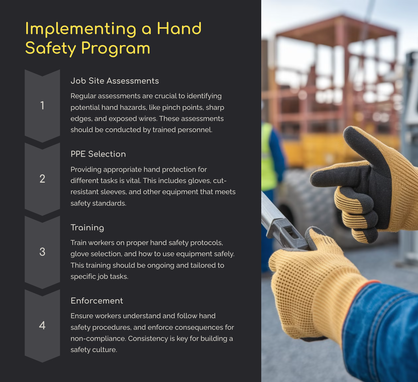 Preventing Hand-Injuries on Job Sites (Power Point Download)