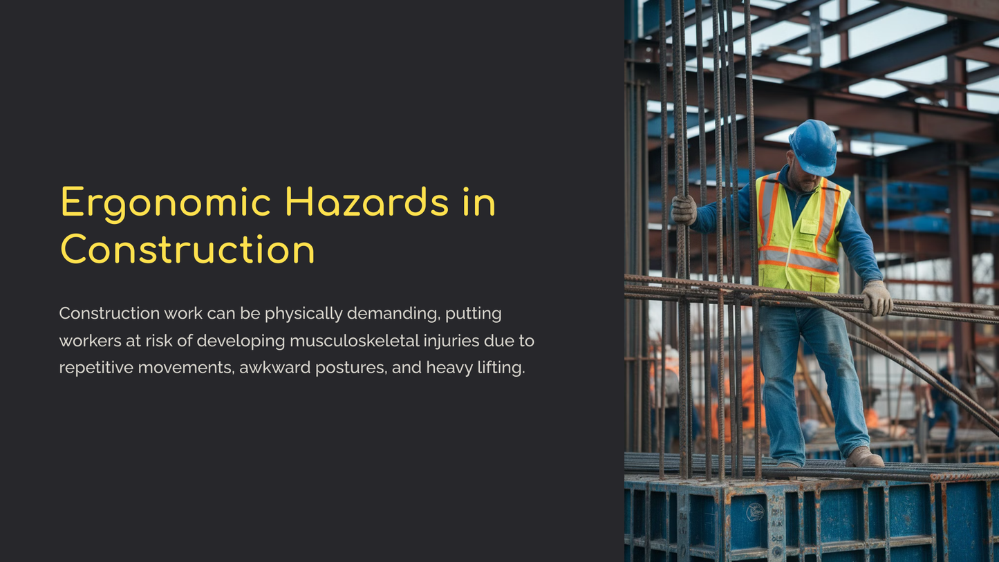 Ergonomic-Hazards-in-Construction (Power Point Presentation Download)