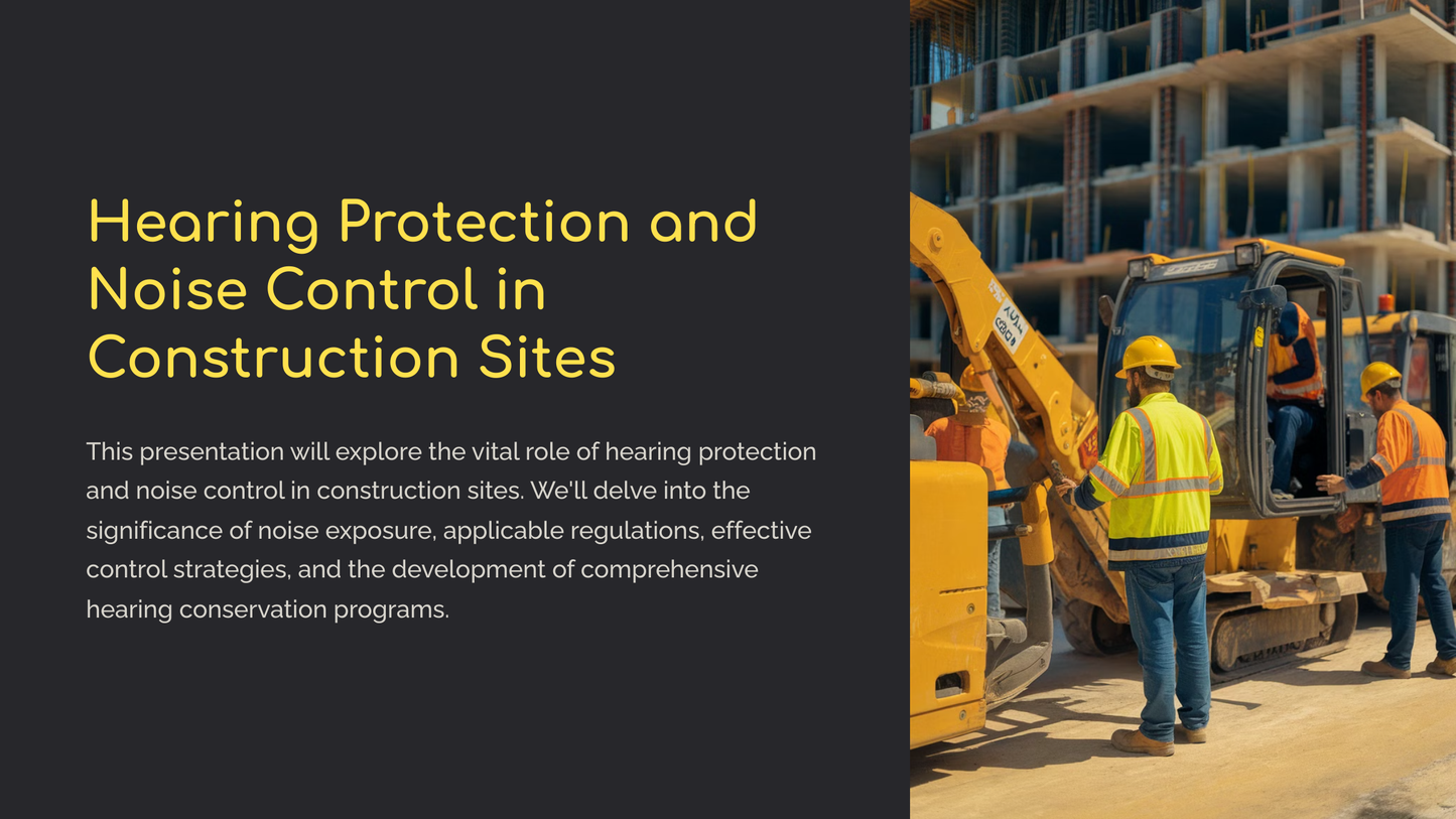 Hearing Protection and-Noise Control in Construction Sites (Toolbox Downlload)