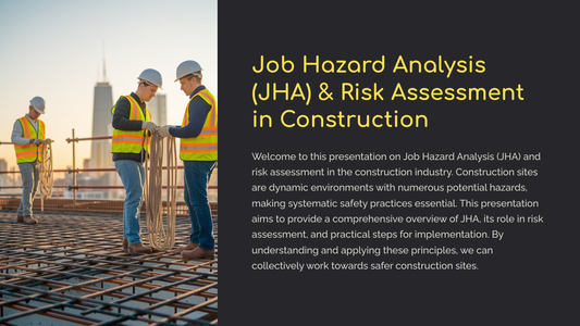 Job Hazard Analysis (JHA) & Risk Assessment in Construction (Toolbox Download)