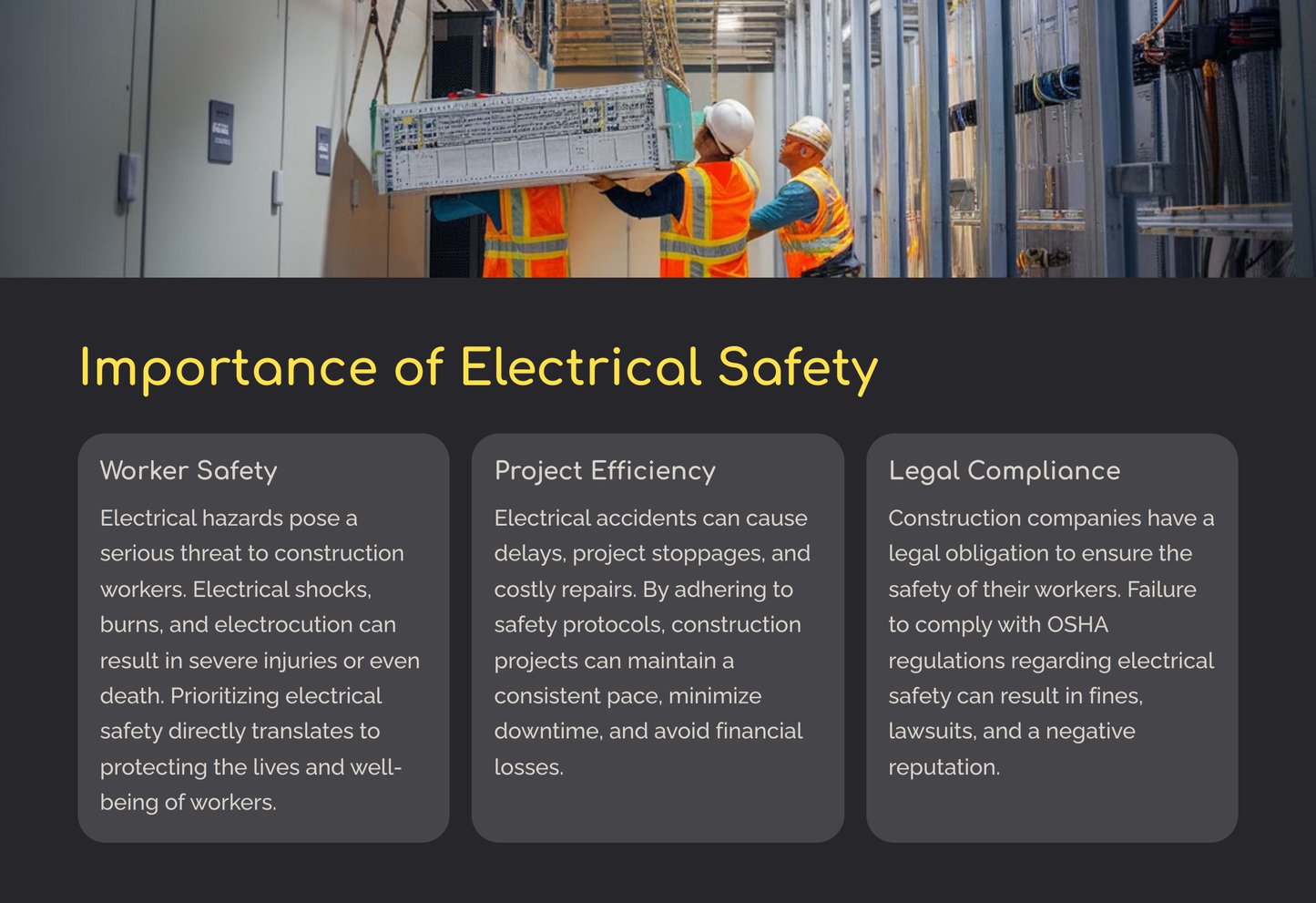 Electrical Safety for Employees in Construction Sites (Power Point Download)