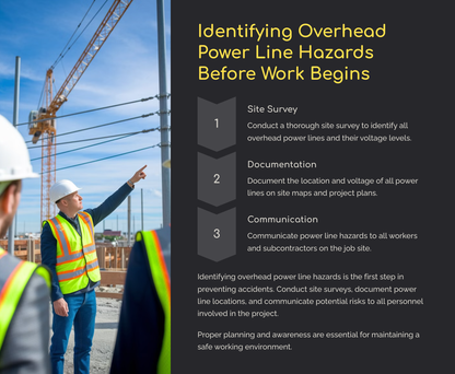 Overhead & Underground Power Lines: Construction Site Safety (Toolbox Download)