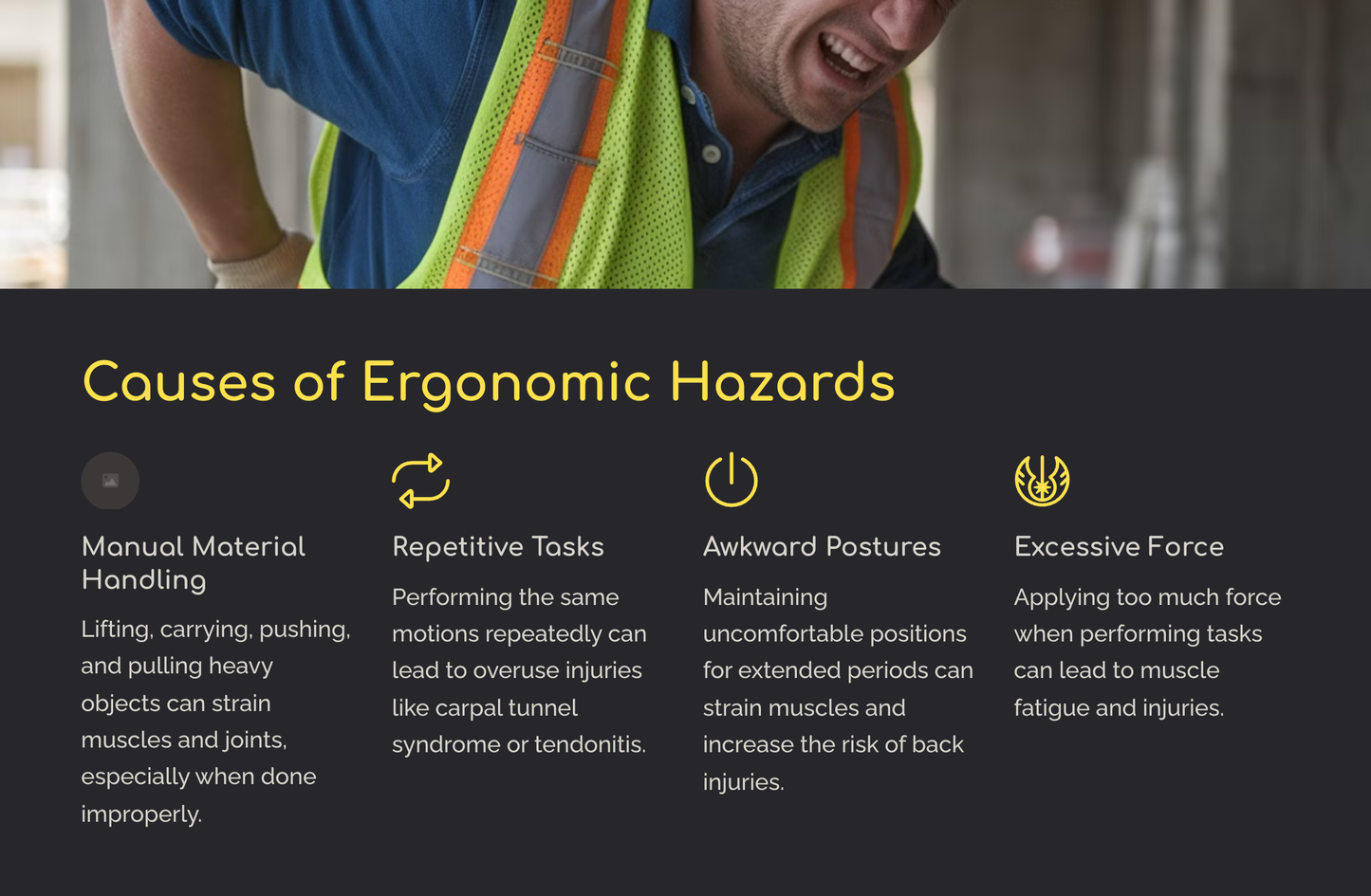 Ergonomic-Hazards-in-Construction (Power Point Presentation Download)