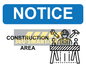 Construction area sign (PDF Download)