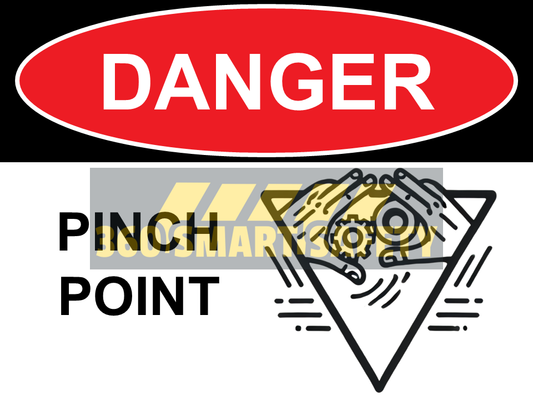 Danger Pinch Point Sign (PDF Download)